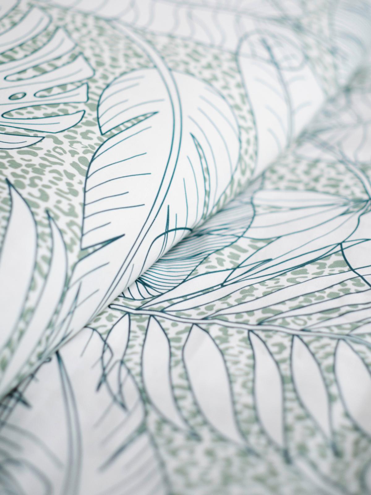 Ágyneműhuzat-garnitúra Lucero - kék/fehér, Natur, textil (70x90/140x200cm) - Bessagi Home