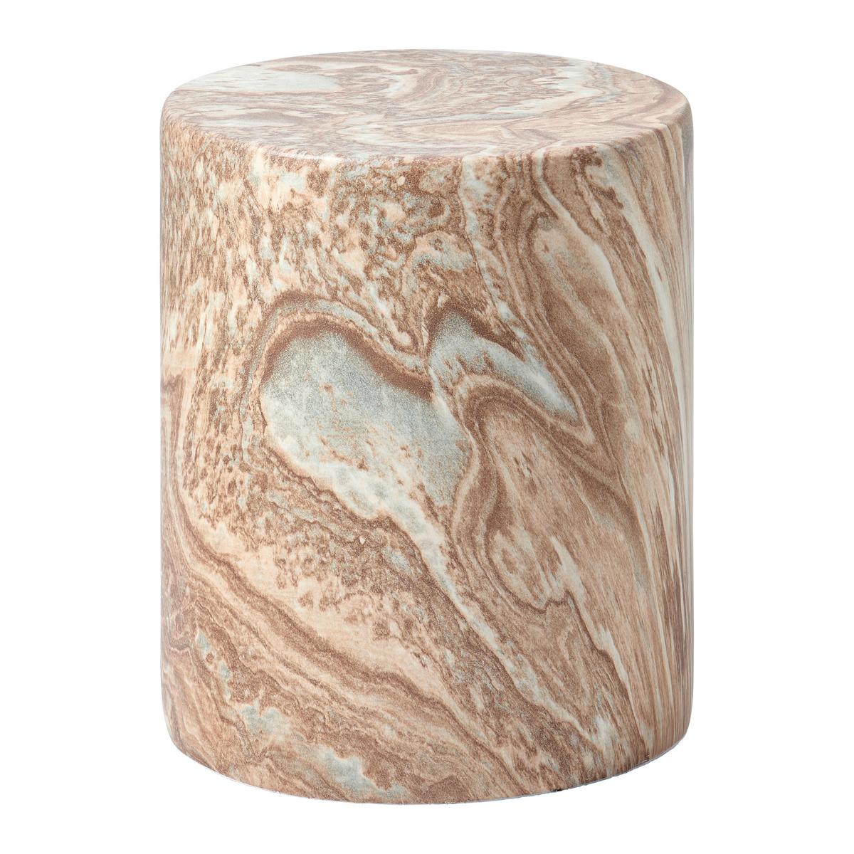 Beistelltisch Calatta Marmoroptik Multicolor - Multicolor, MODERN, Stein (35/35/40cm) - Mömax