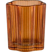 Teelichthalter Pop Up I Orange - Orange, Konventionell, Glas (7,5/8,5cm) - Mömax