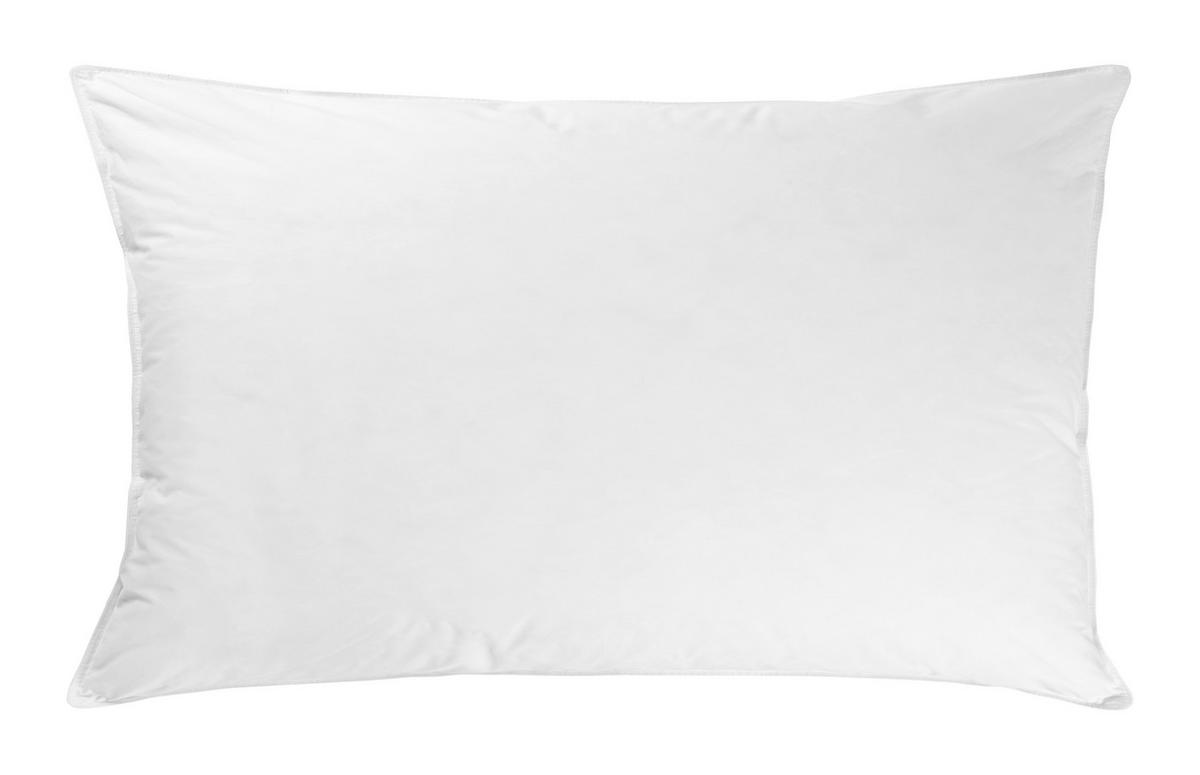 KOPFKISSEN MARTHA MITTEL - Weiss (65/100cm) - Premium Living