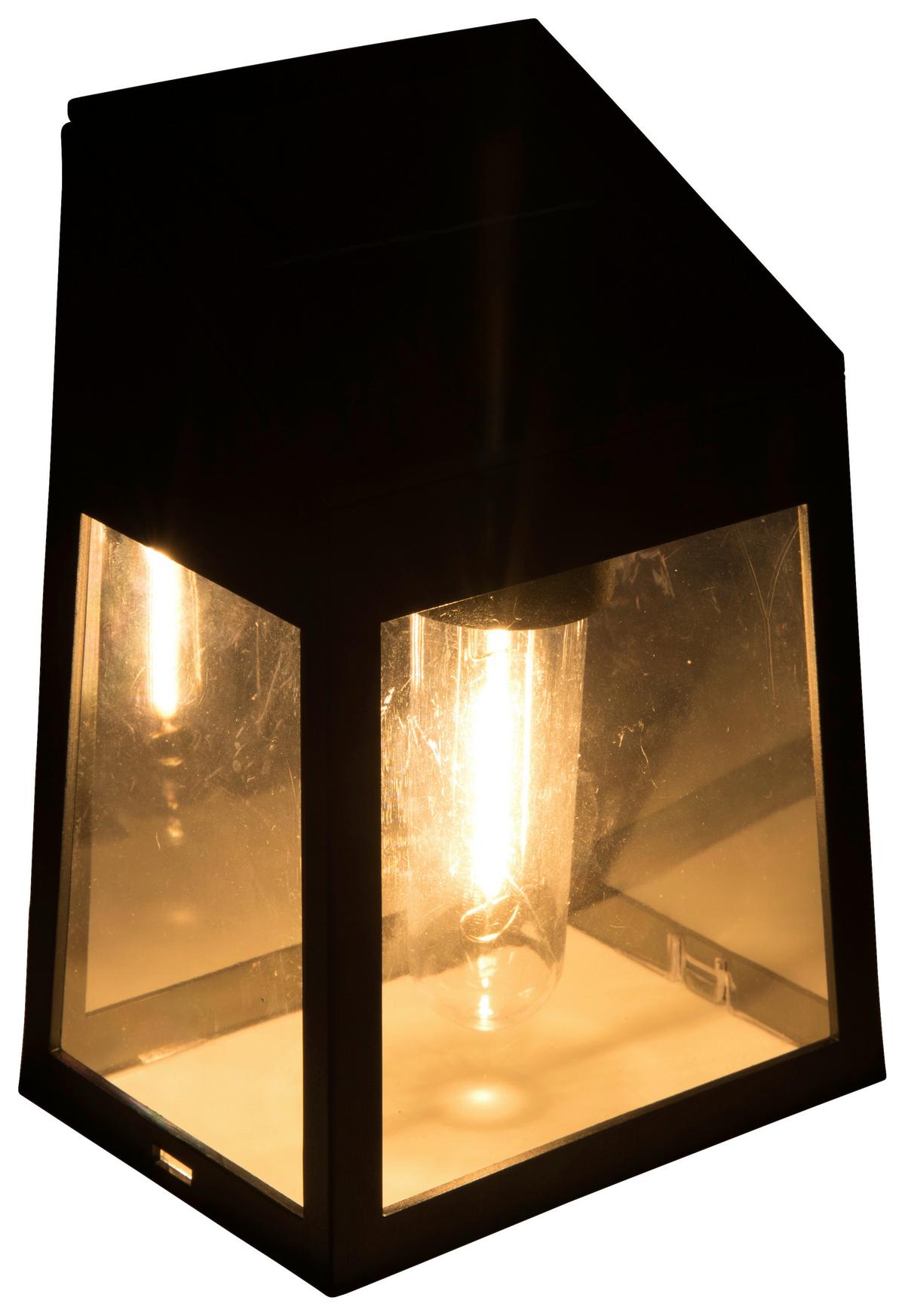 Solarleuchte Dilara in Schwarz - Schwarz, Modern, Kunststoff (9,3/6,5/13cm) - Modern Living