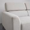 HÖRNSOFFA FILOU - ljusgrå, Modern, trä/textil (211/146cm) - Bessagi Home