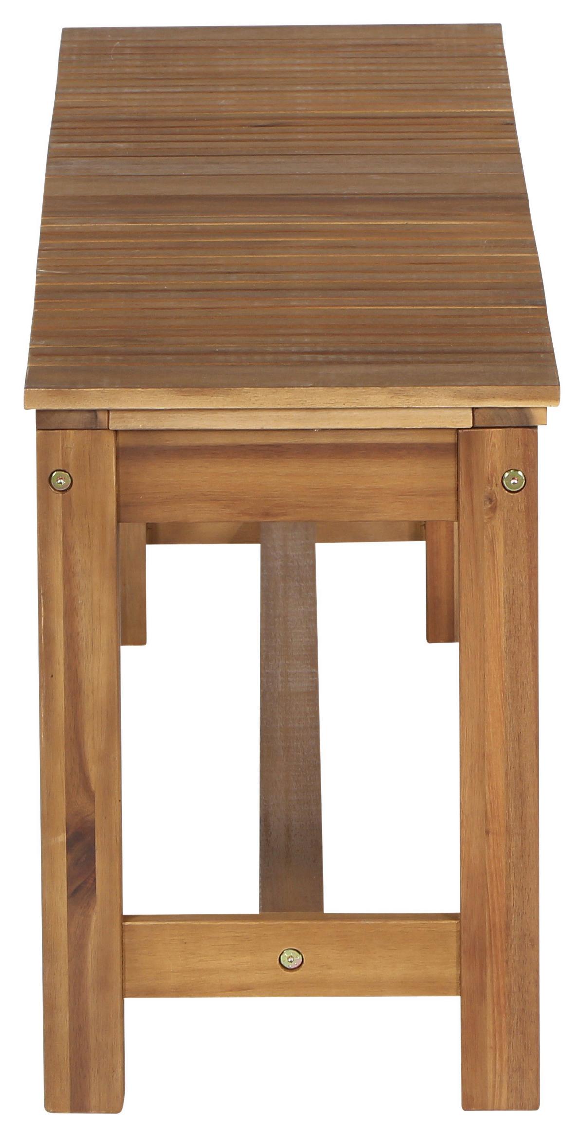 Gartenbank Echtholz 2-Sitzer Falun aus Akazienholz - Akaziefarben, KONVENTIONELL, Holz (120/45/33cm) - Siena Garden