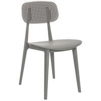 Vrtni Stol Artifo Hol, Siva - siva, Basics, umetna masa (42/79/51cm) - MID.YOU