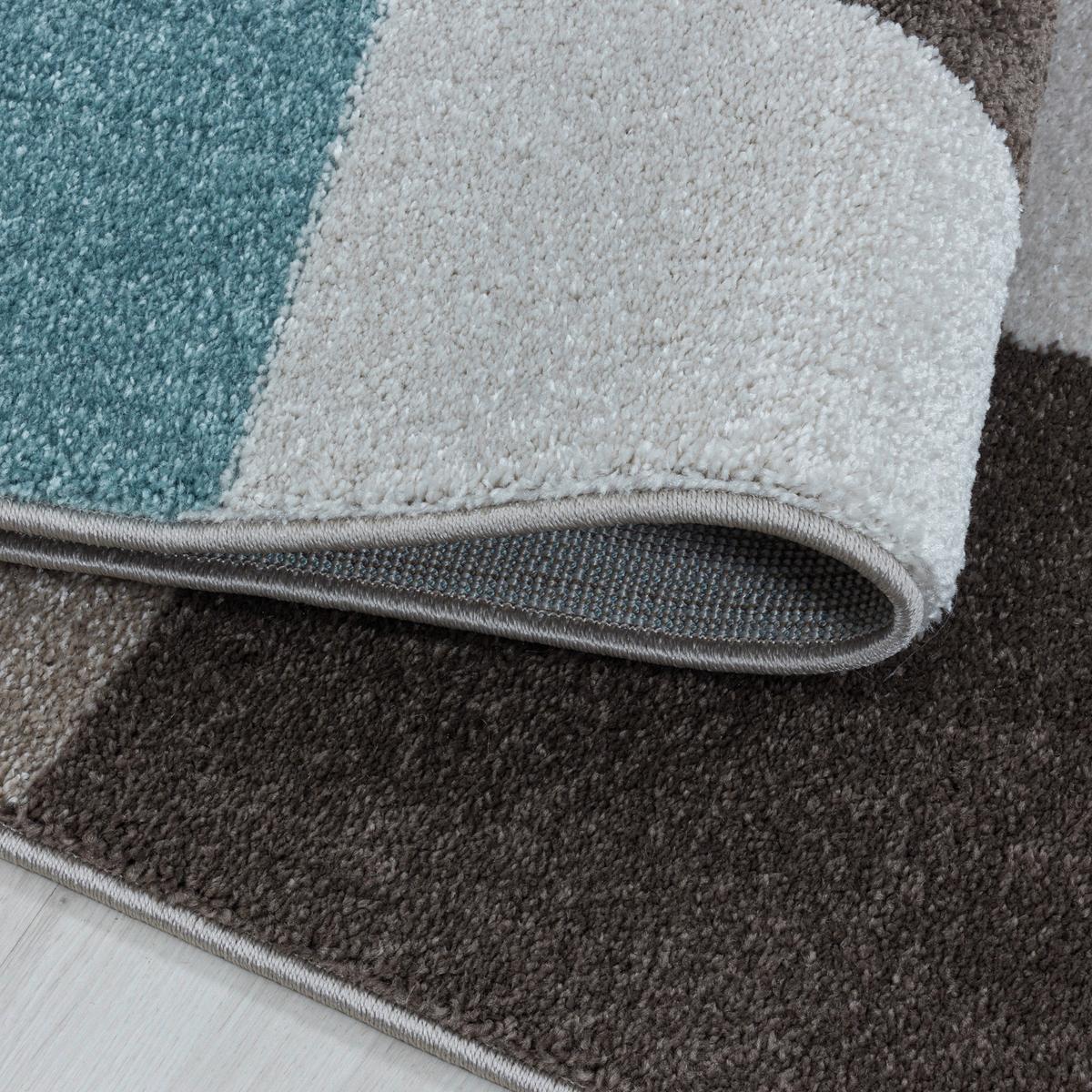 Webteppich Efor Blau ca. 140x200cm - Blau, Design, Textil (140/200cm)