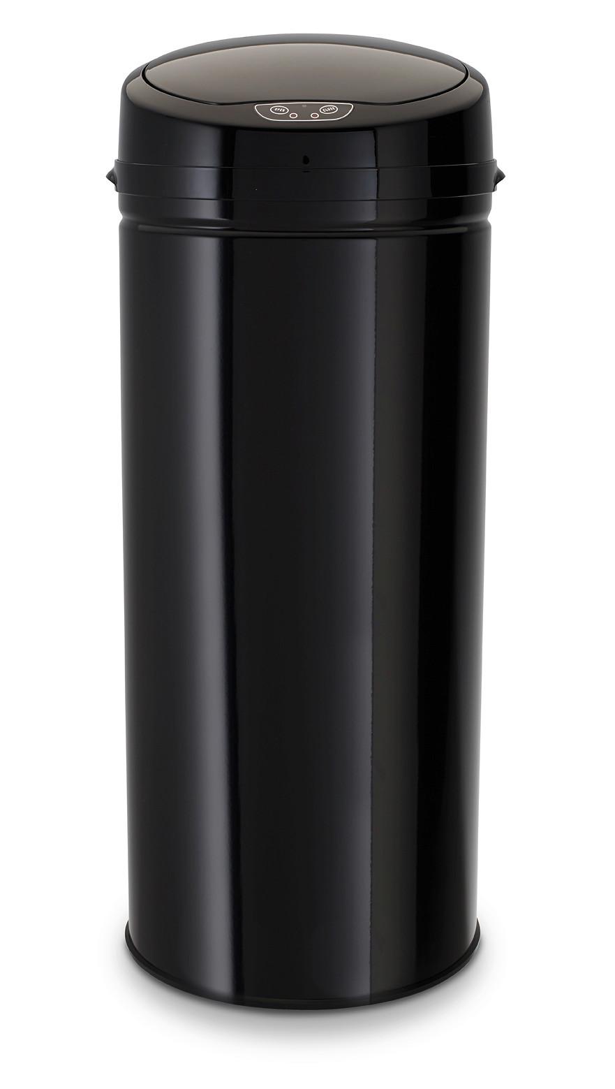 Coș gunoi Sensor cca. 42 l - negru, Trend, plastic/metal (31/31/79,5cm) - Echtwerk