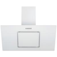 Kuhinjska Napa Svea, 90cm - bela, Trend, kovina/steklo (90/73,9-111,9/37cm) - Respekta