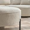SOFFA NILAS - vit/svart, Modern, metall/trä (322/154cm) - Bessagi Home