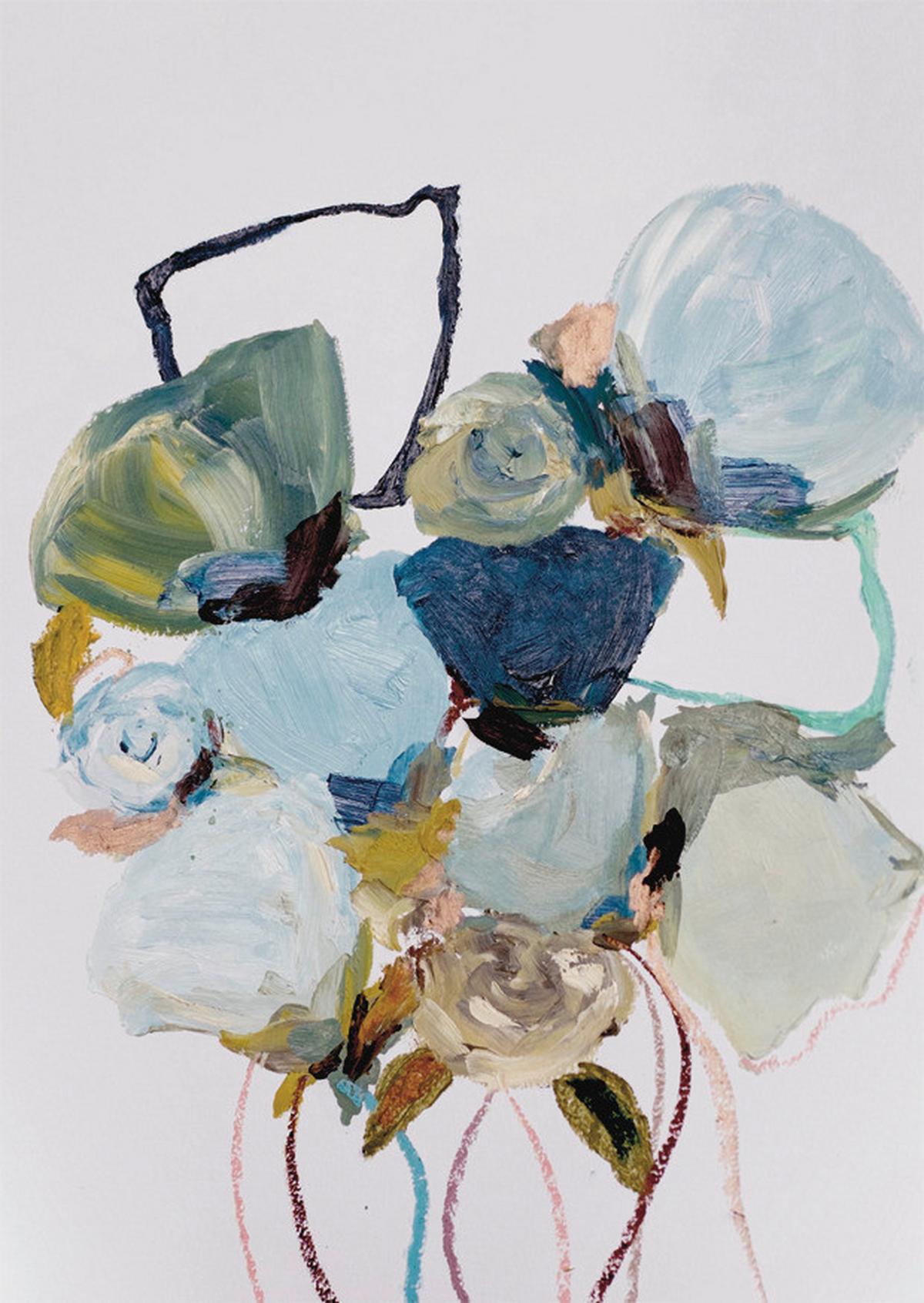 Postkarte Junique in Bunt - Multicolor, Basics, Papier (10,5/14,8cm) - Juniqe