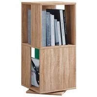 Vrtljiv Regal Stifta L, Hrast - hrast sonoma, Basics, leseni material (34/74/34cm) - MID.YOU