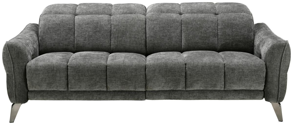 Zofa Jupiter, Temno Siva - temno siva/črna, Design, kovina/tekstil (216/79/106cm) - Livetastic