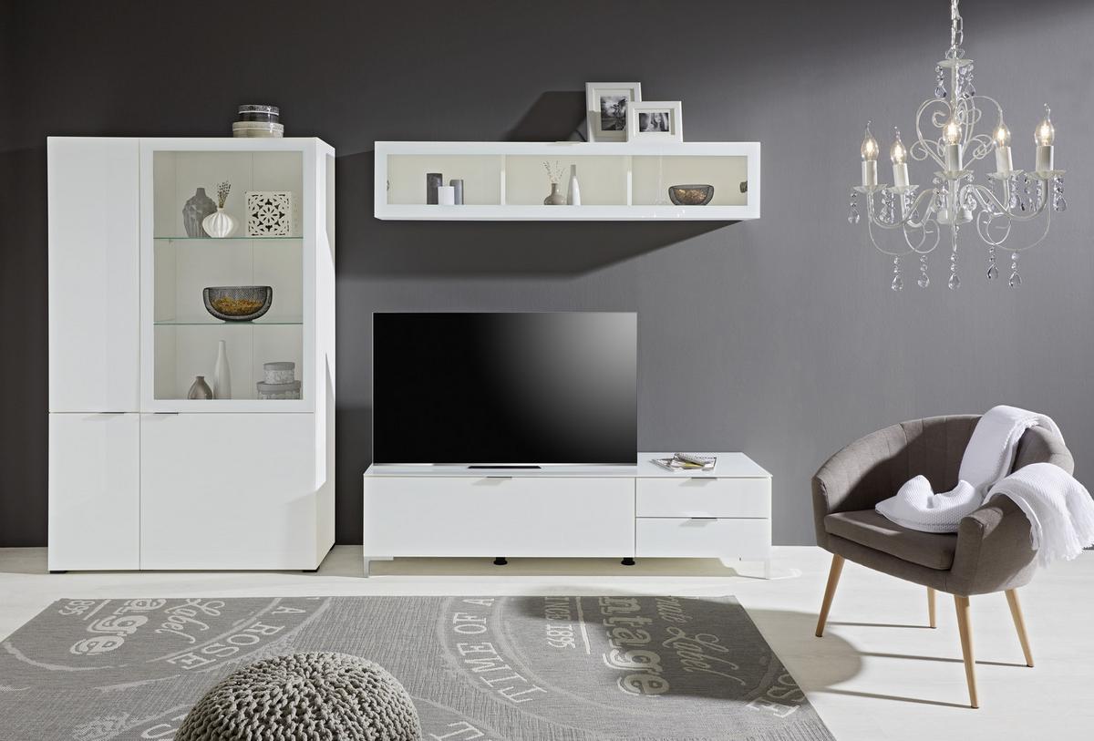 Hängeleuchte Pinja max. 40 Watt - Weiß, LIFESTYLE, Kunststoff/Metall (44/150cm) - Globo