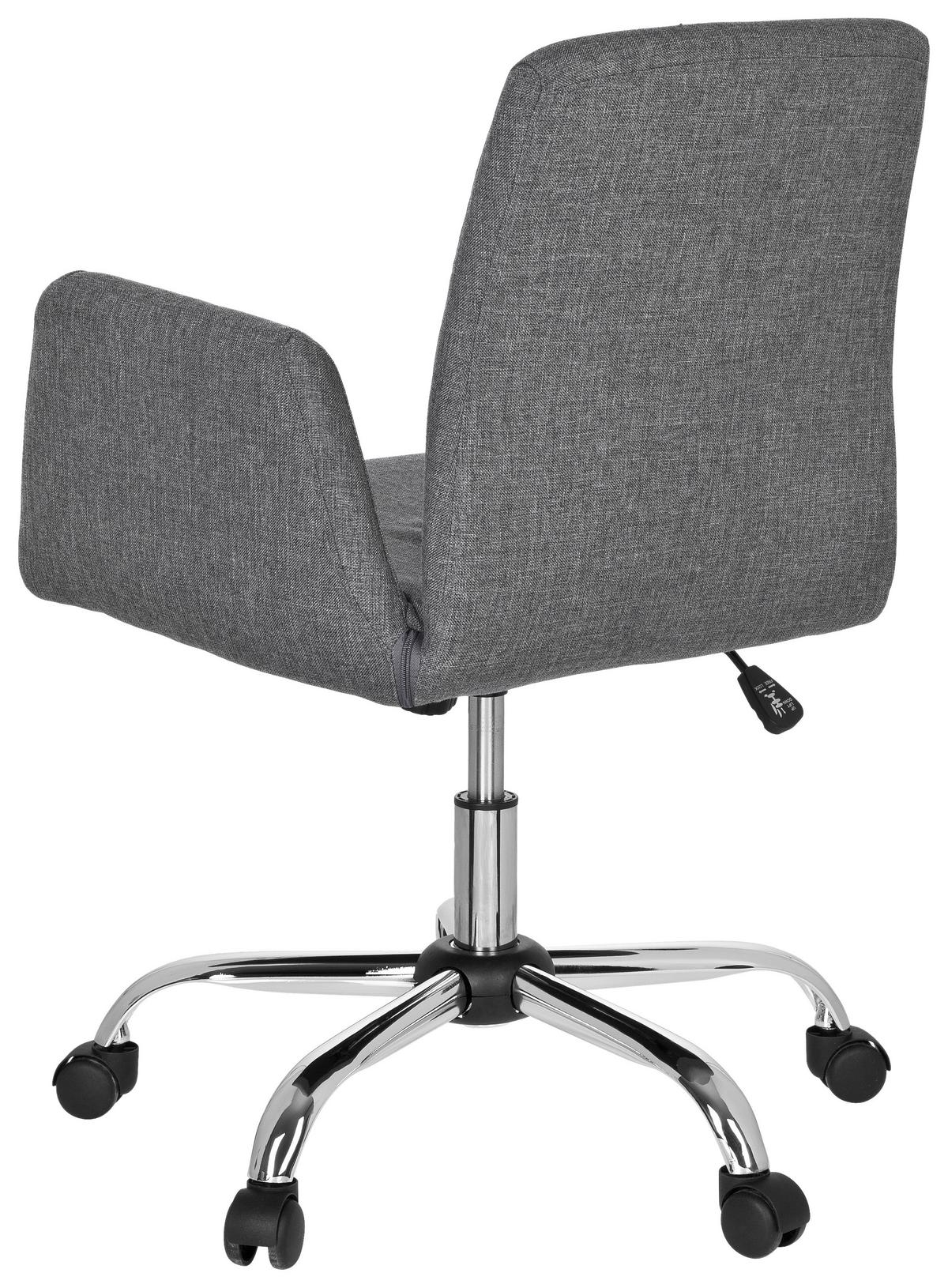 Vrtljivi Stol Flow, Siva - barve kroma/siva, Moderno, kovina/umetna masa (54/95/44cm) - MID.YOU