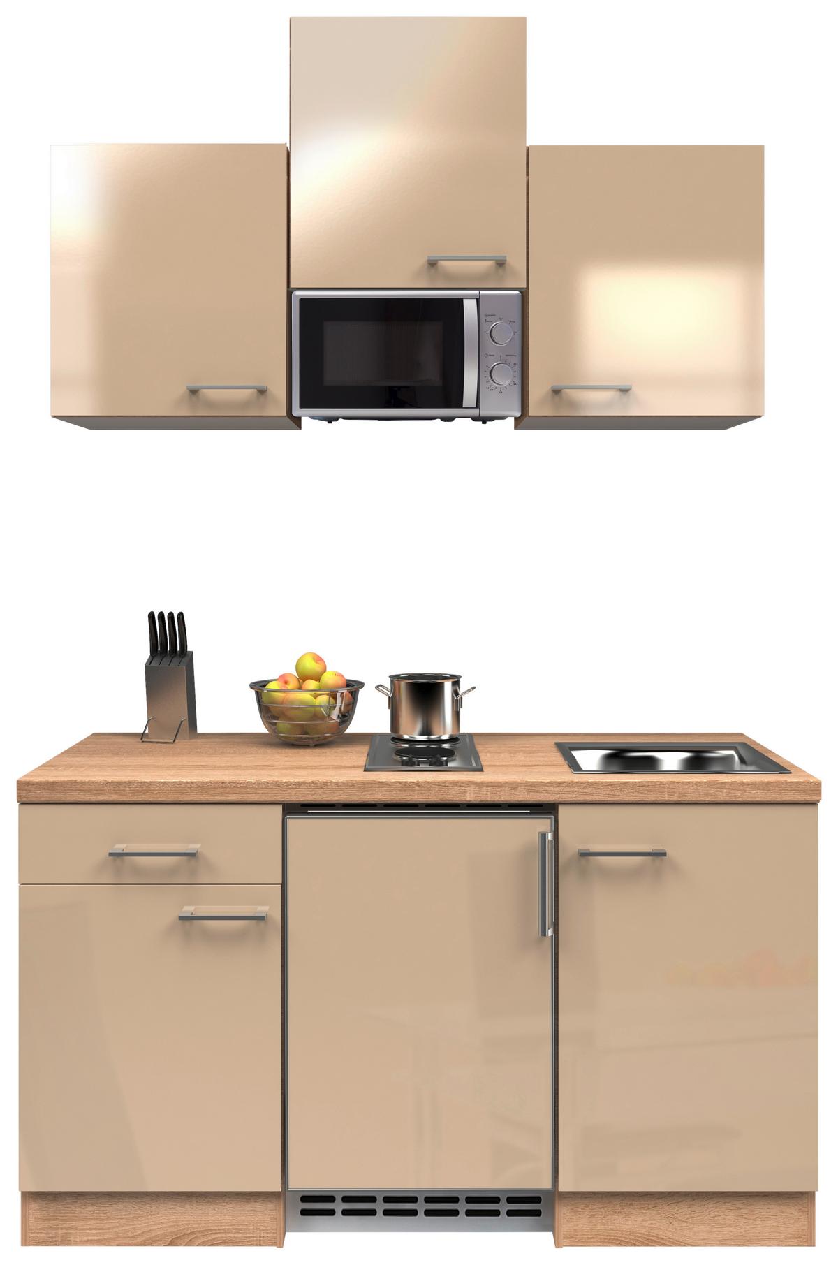 Blok Kuhinja S Aparatima Nepal G-150 - kašmir/boje oplemenjenog čelika, Moderno, drvni materijal/metal (150,5cm) - MID.YOU