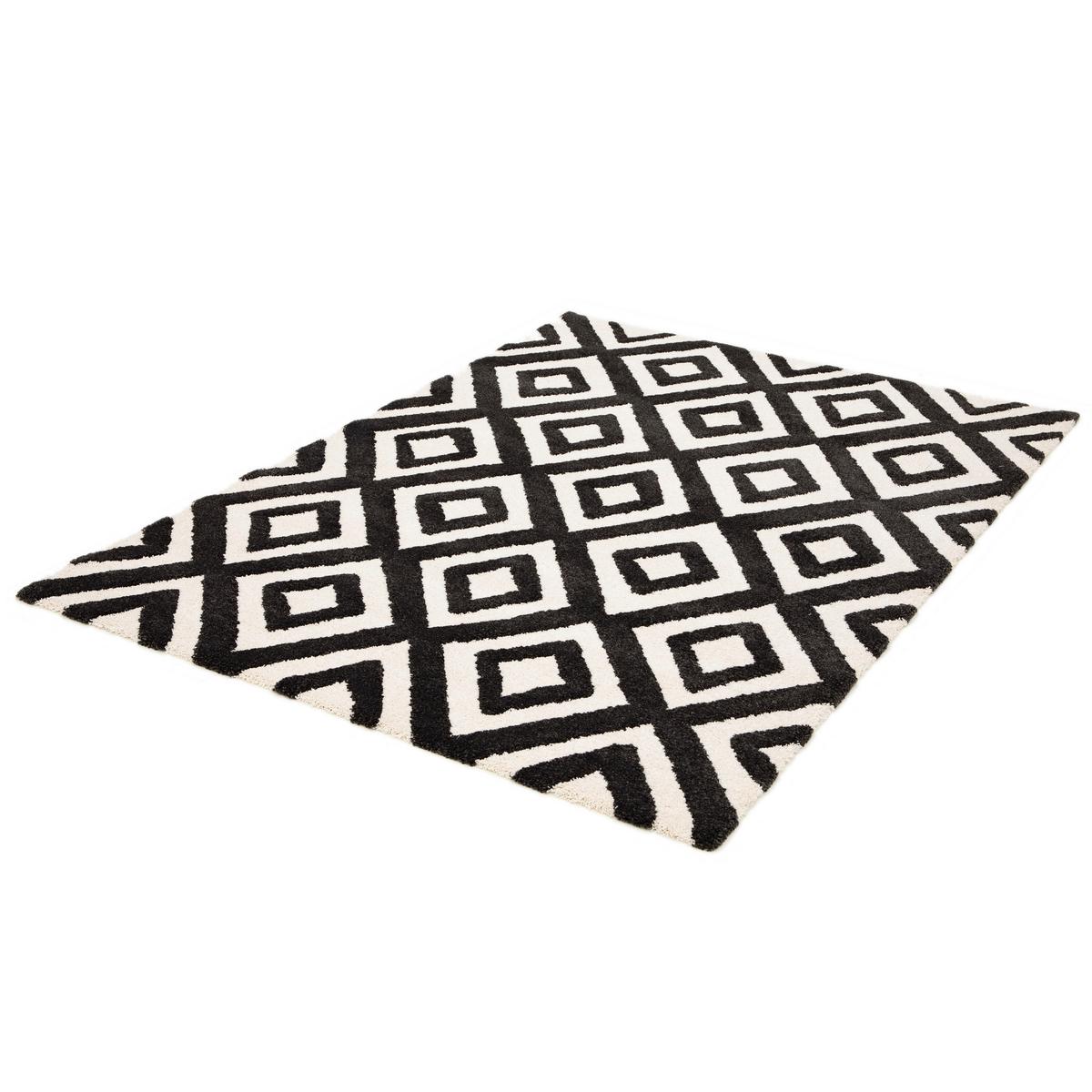 Covor țesut Timon 1 - crem/negru, Modern, textil (80/150cm) - Modern Living