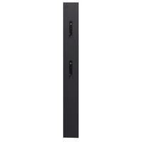Garderobenpaneel Ludwig in Anthrazit - Anthrazit, MODERN, Holzwerkstoff (13/110/3cm) - Mömax