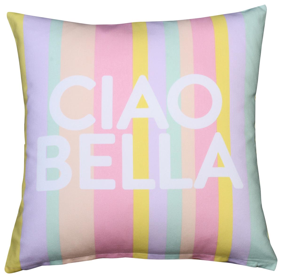 Díszpárna Ciao Bella 45/45 - többszínű, Konventionell, textil (45/45cm) - Mömax