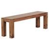Sitzbank "Mumbai", sheeshamfarben - Sheeshamfarben, MODERN, Holz (160/45/35cm) - P & B