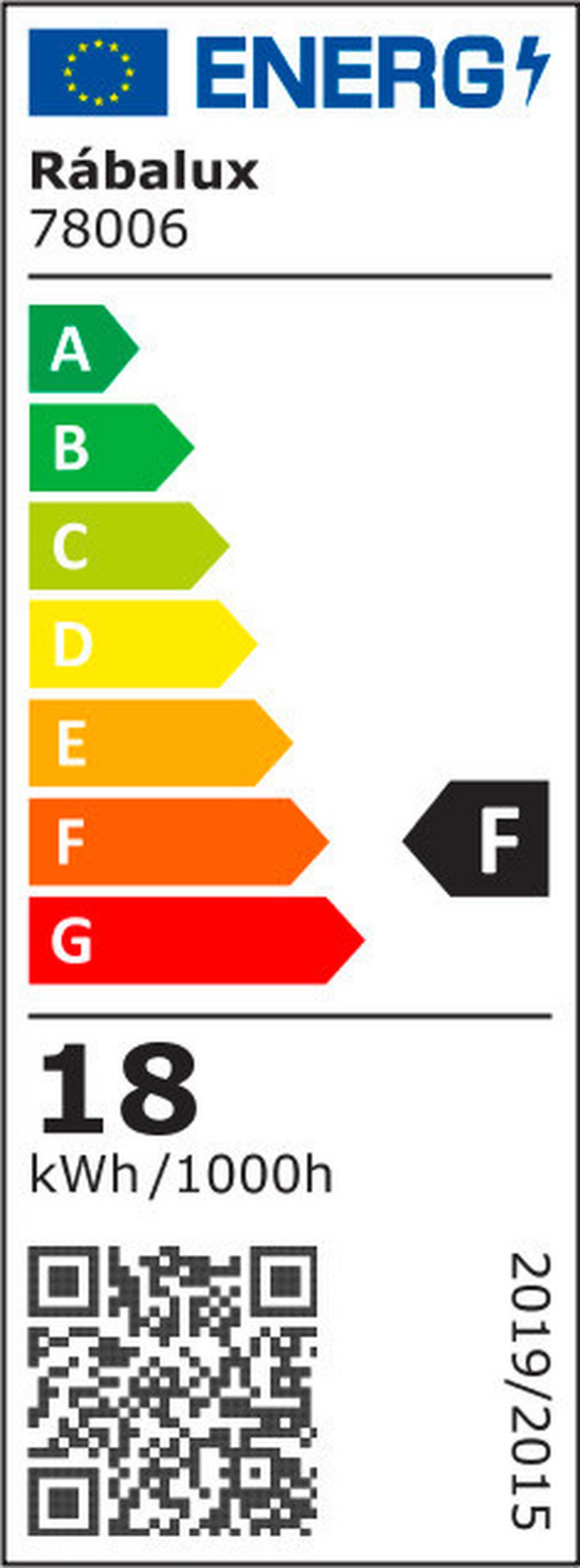Pultmegvilágító Lámpa Greg 118,5cm - Basics, műanyag (118.5/2/3cm) - Rabalux