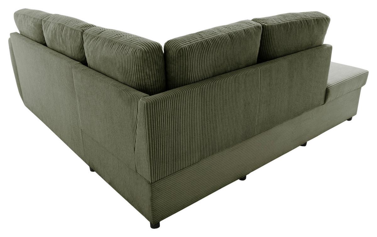 Kutna Garnitura Toulouse - Khaki/crna, Trend, drvo/metal (206/224cm)