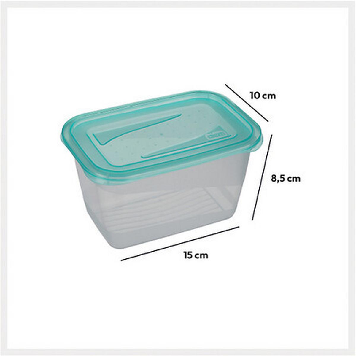 Set 4 recipiente alimentare Fresh & Freeze, cca. 0,75 L - Basics (15/8,5/10cm)