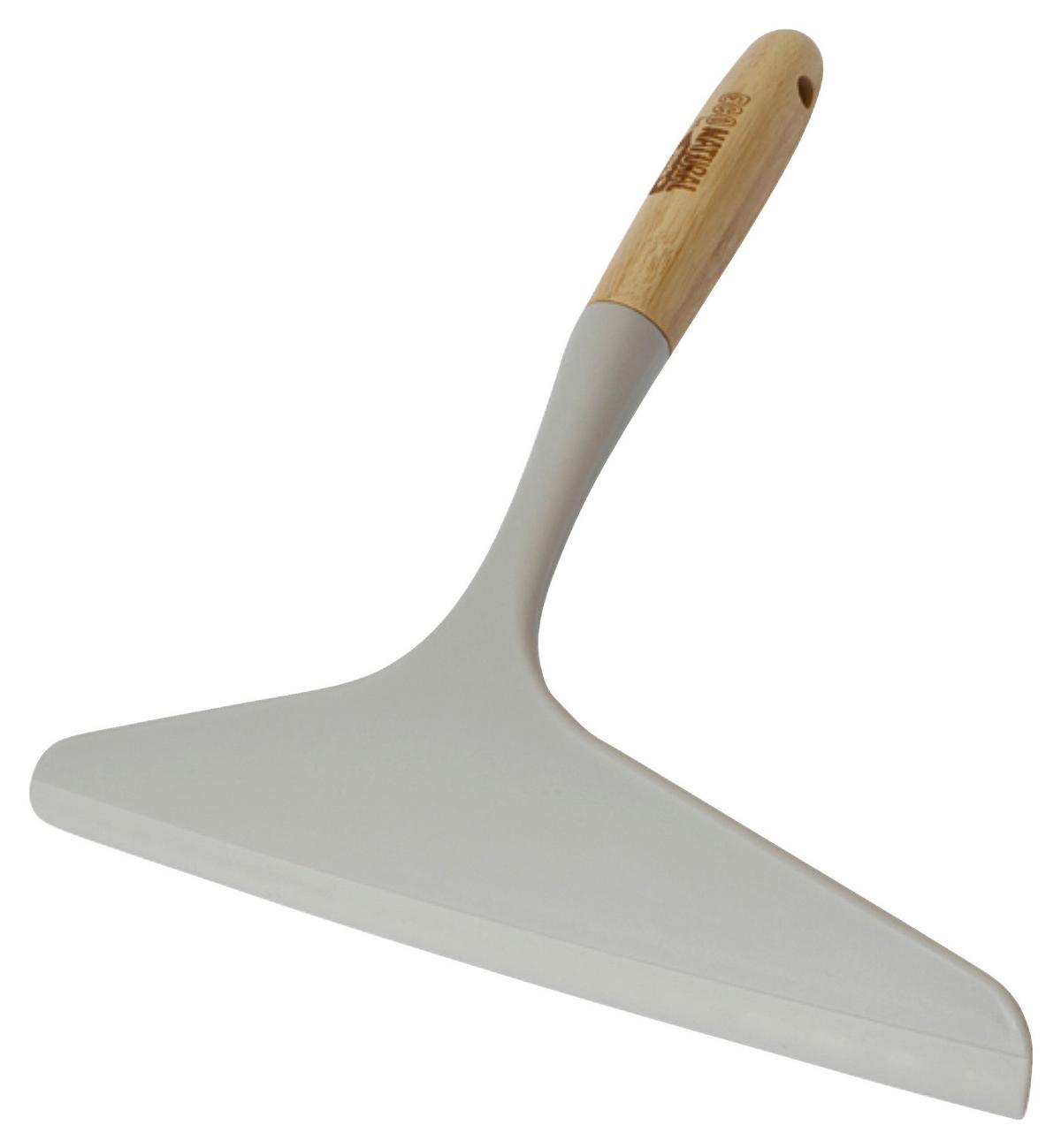 Ablaklehúzó York Natural - világosbarna, műanyag/természetes anyagok (25/23/4,5cm)