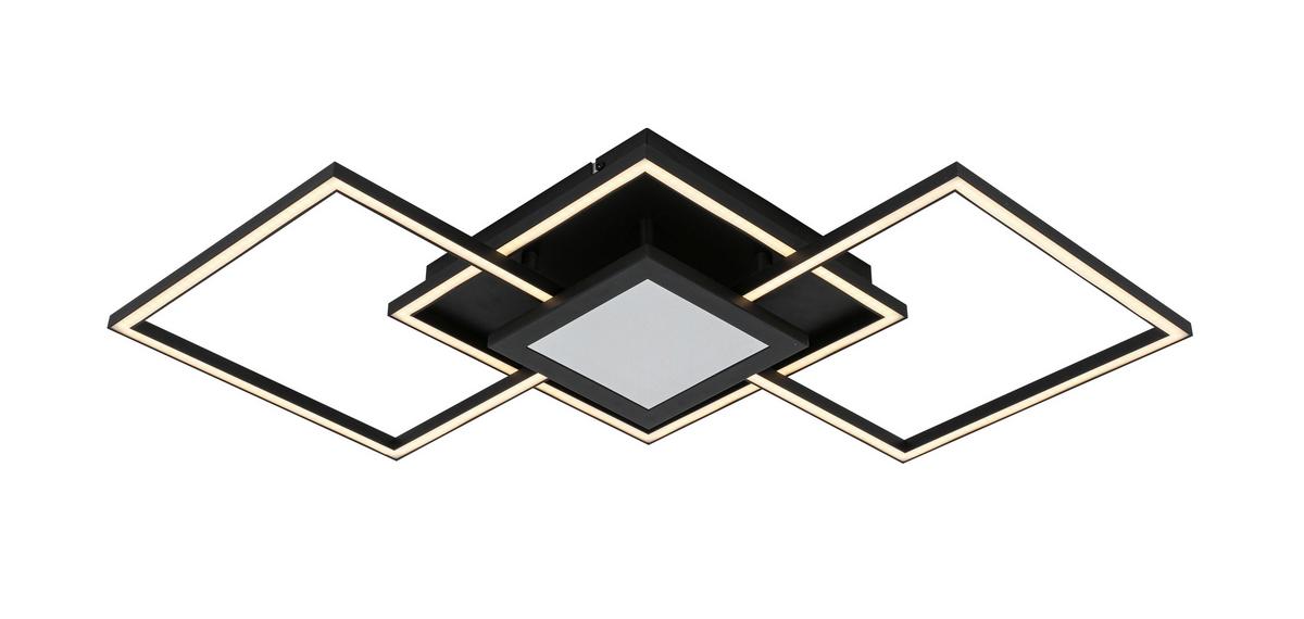 LAMPA SUFITOWA LED TEXAS *SBN* - czarny, Design, tworzywo sztuczne/metal (82/39,6/8,5cm) - Novel