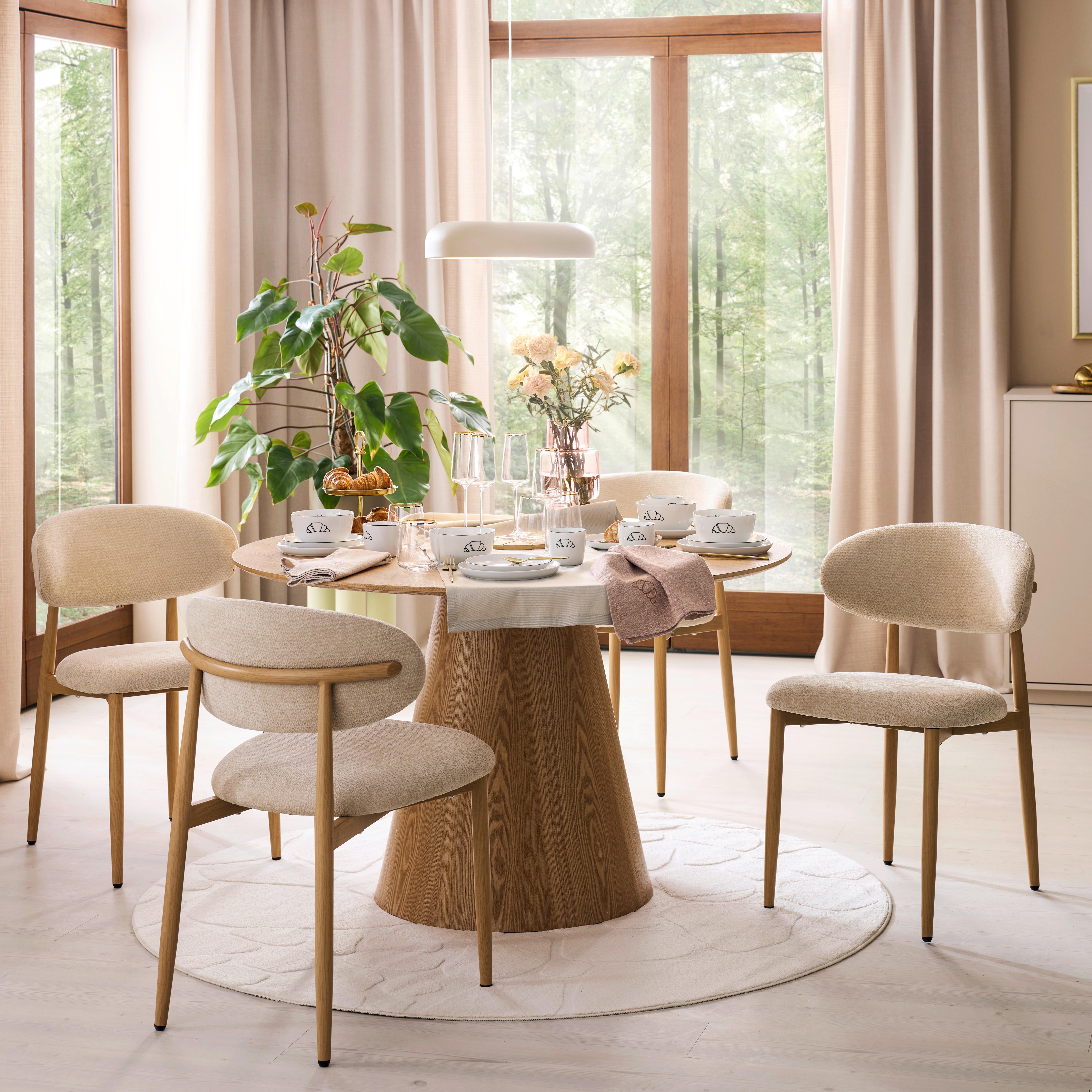 BORDSLÖPARE STEFFI UNI - taupe, Klassisk, textil (45/150cm) - Mömax