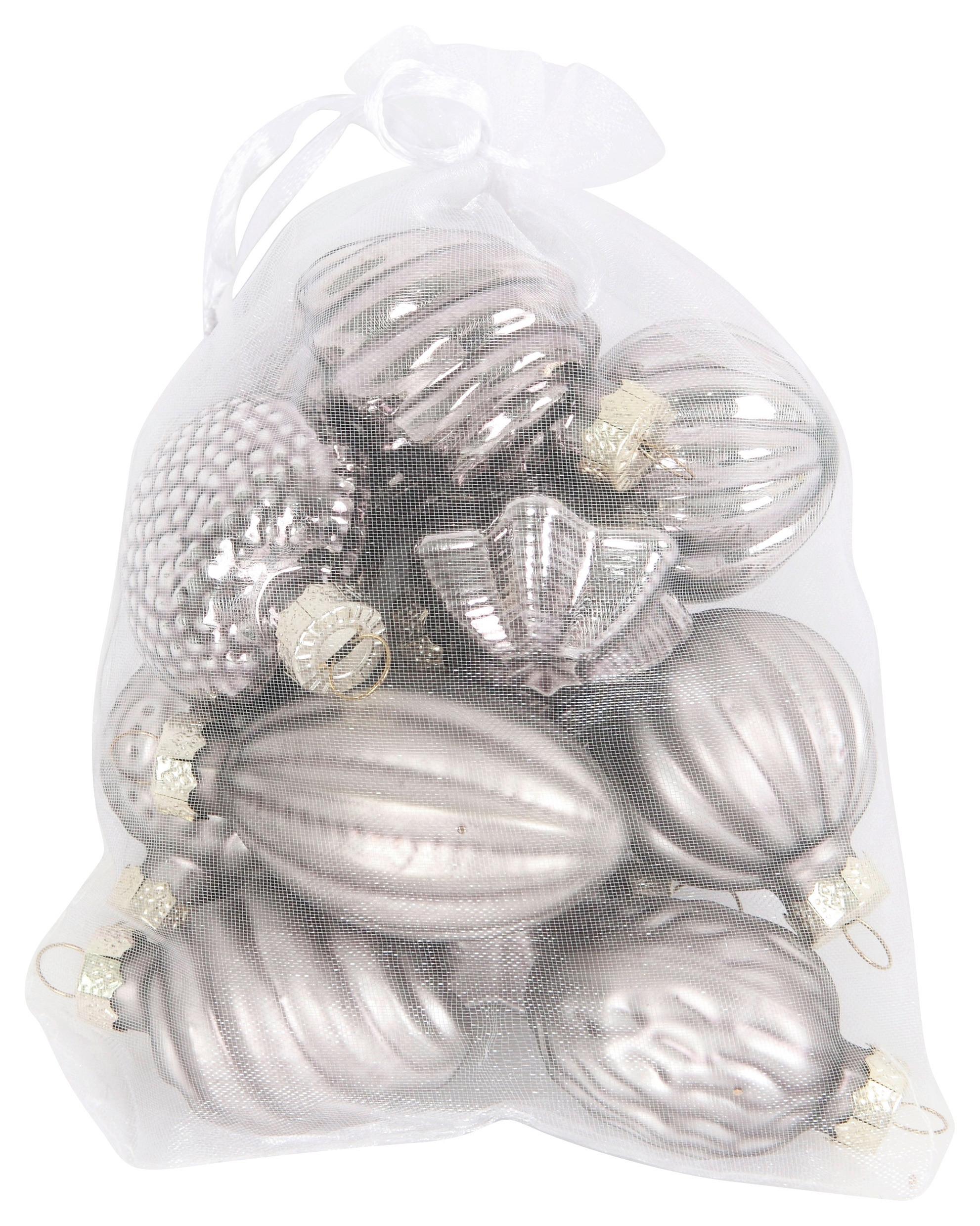 Függődísz Bruno - mályva, Üveg/fém - Modern Living