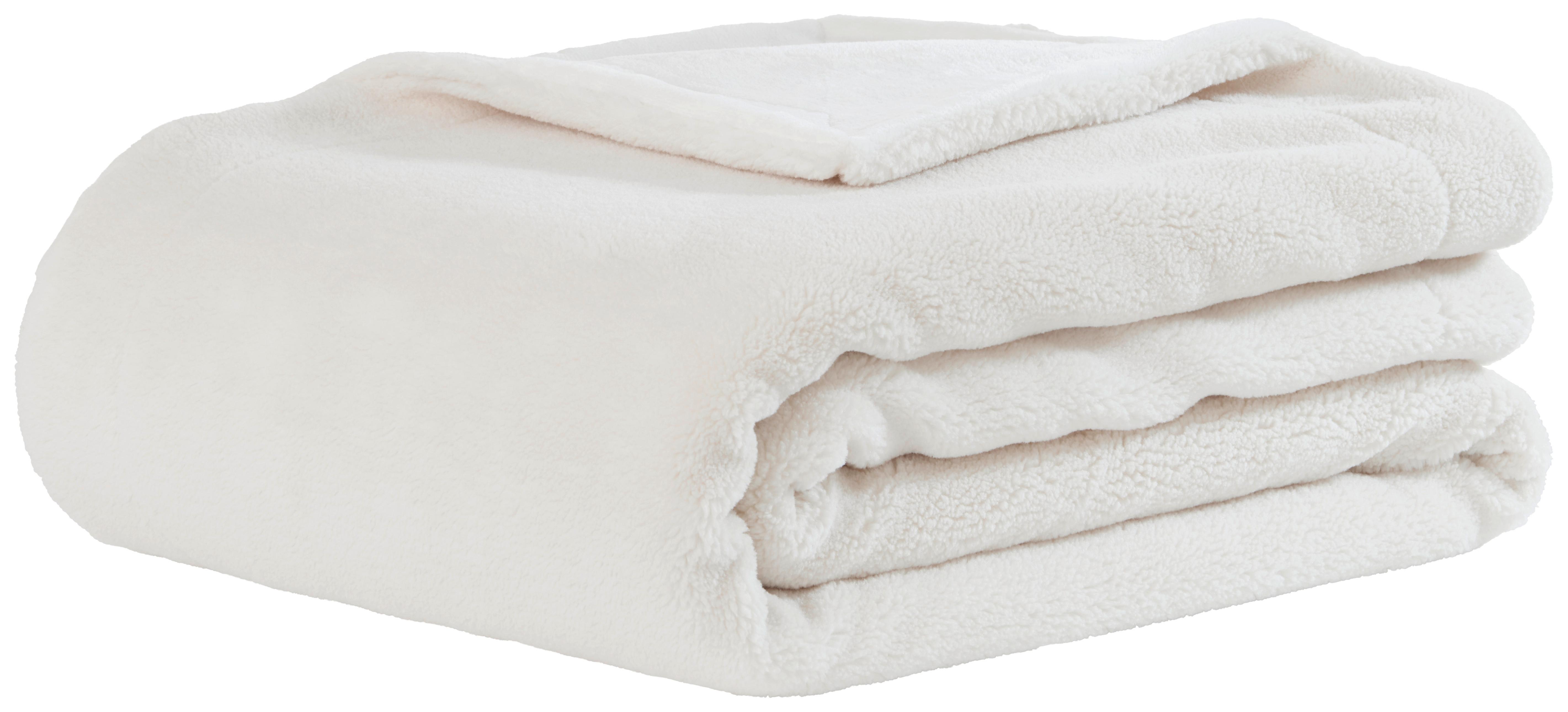 Mehka Odeja Fake Sheep - bela, Moderno, tekstil (150/200cm) - Modern Living