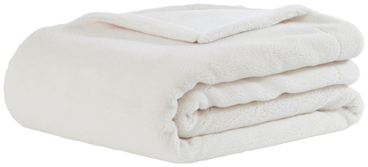 Mehka Odeja Fake Sheep - bela, Moderno, tekstil (150/200cm) - Modern Living