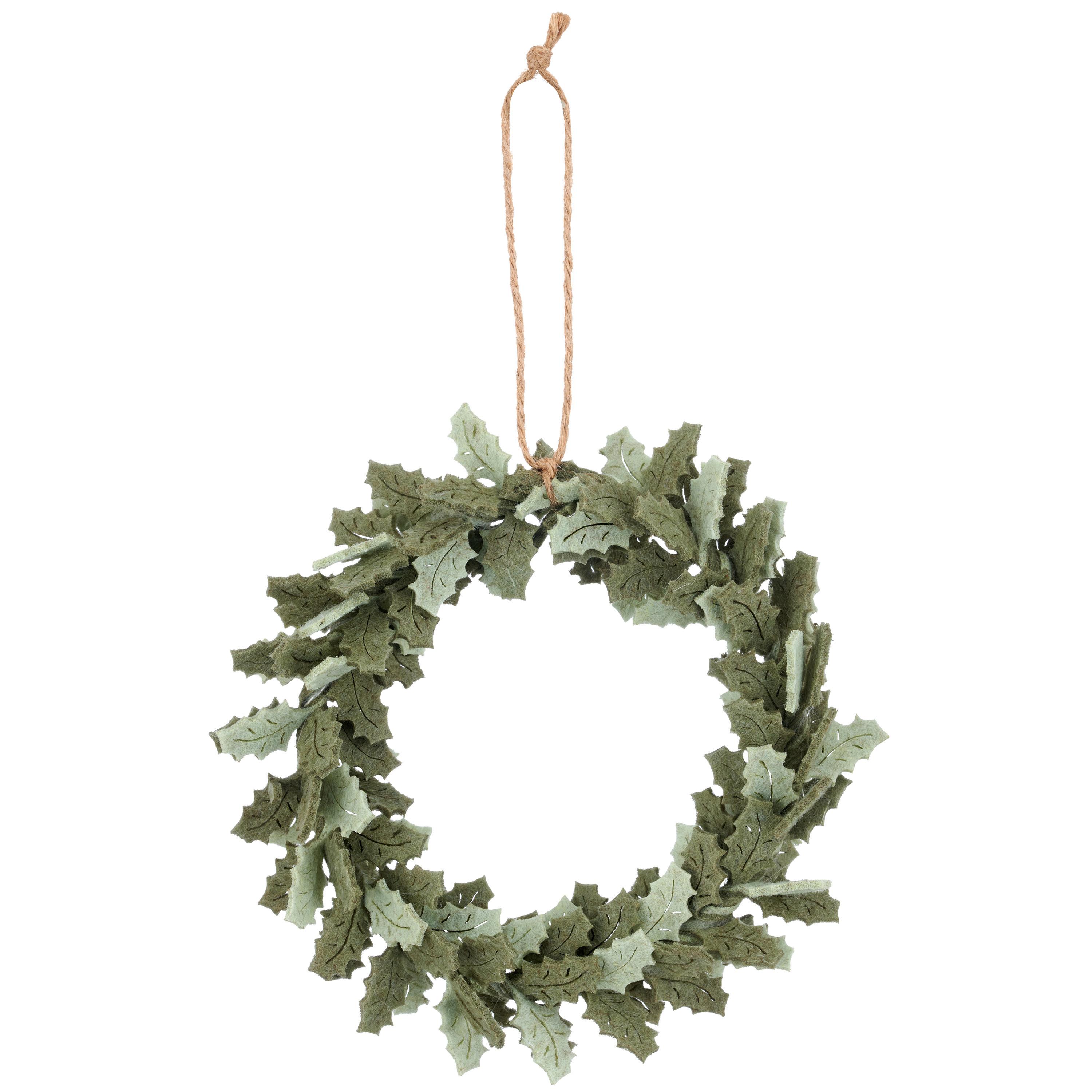 Kunstpflanze Dekokranz I Grün Ø ca. 15cm - Naturfarben/Grün, Basics, Kunststoff/Textil (15cm) - Mömax