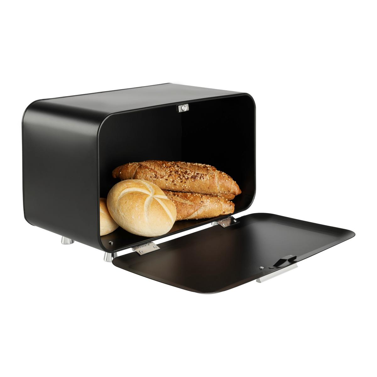 Brotbox Radio Schwarz/Weiß - Schwarz/Weiß, MODERN (33,5/17/19cm) - Mömax