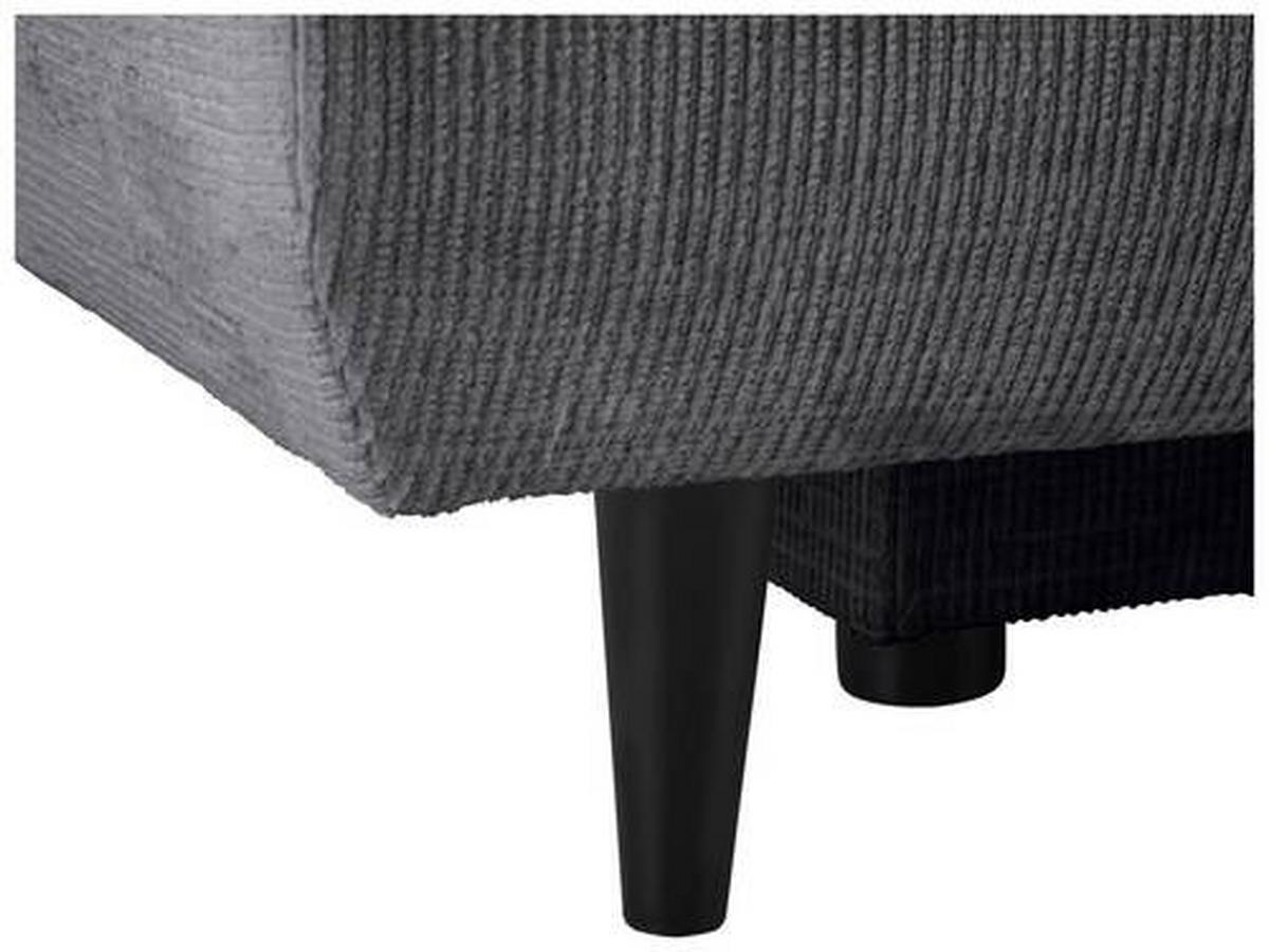 Trosjed Na Razvlačenje Virgo - boje grafita/crna, Konvencionalno, tekstil/drvo (212/97/105cm) - Modern Living