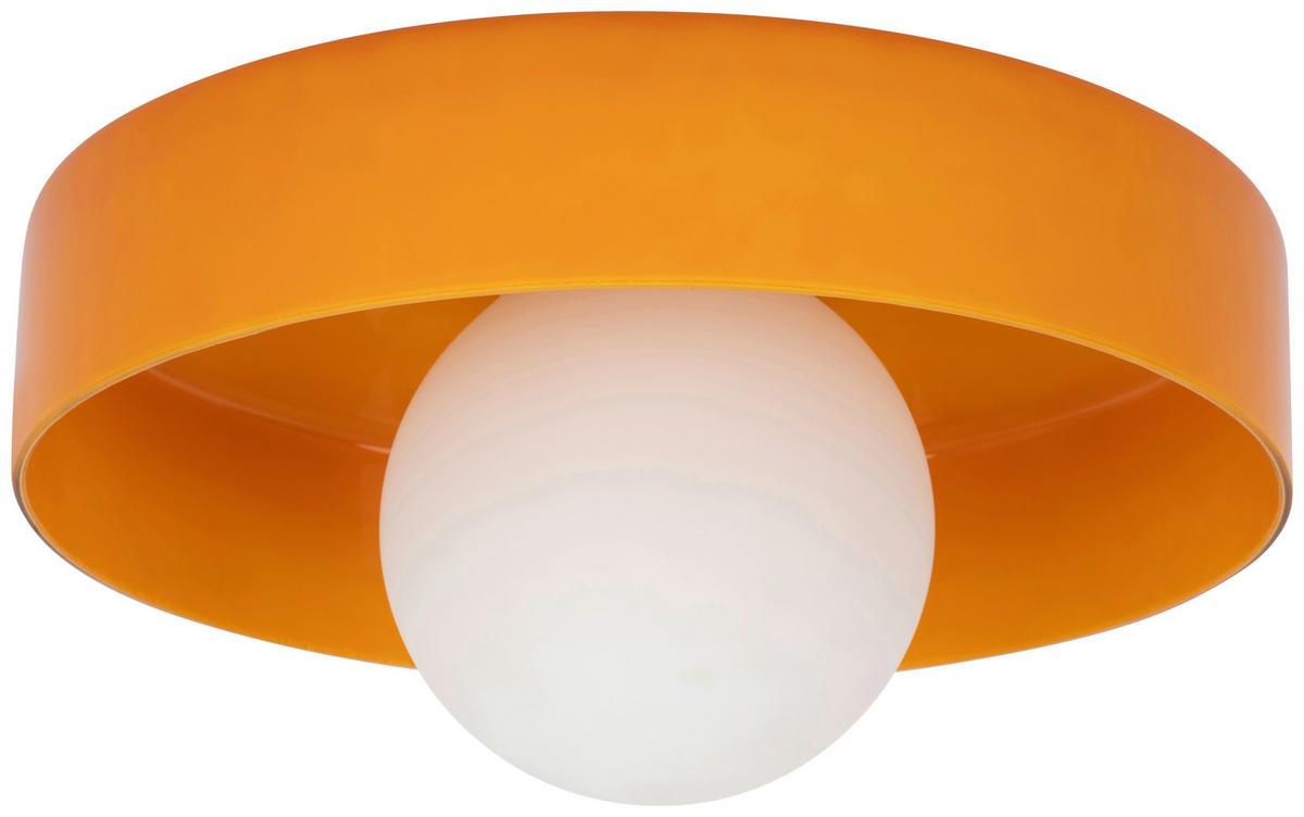 LAMPA SUFITOWA KORDULA - pomarańczowy, Design, metal/szkło (35/18cm) - Collet's Monde