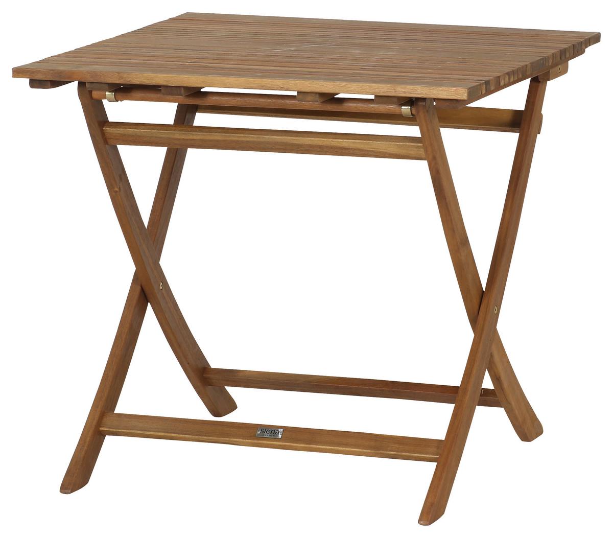 Balkonmöbel Set Falun Echtholz Akazie - Akaziefarben, KONVENTIONELL, Holz - Siena Garden