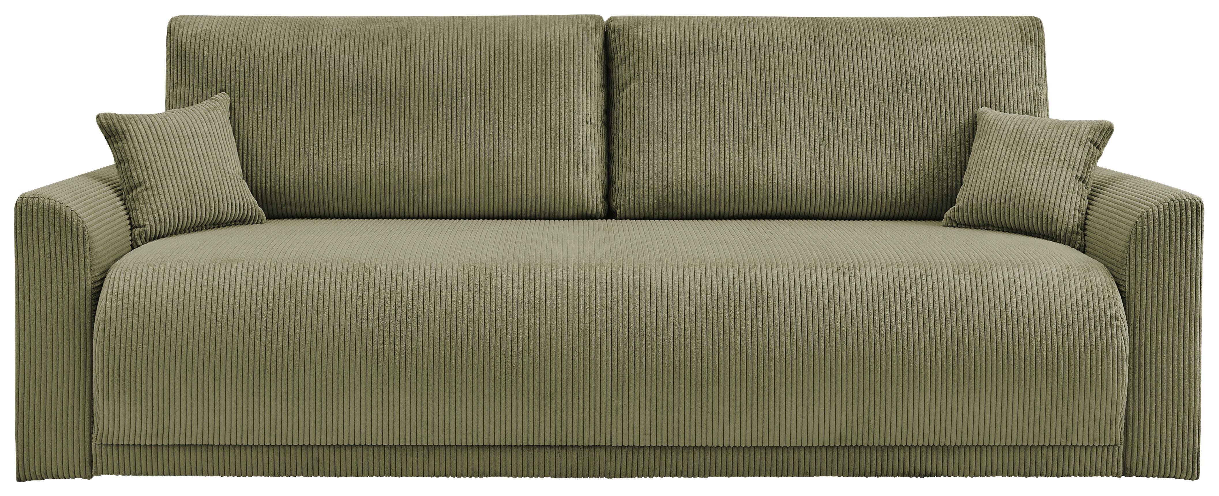 Trosjed Na Razvlačenje Kim - maslinasto zelena, Moderno, drvo (234/90/103cm) - Modern Living