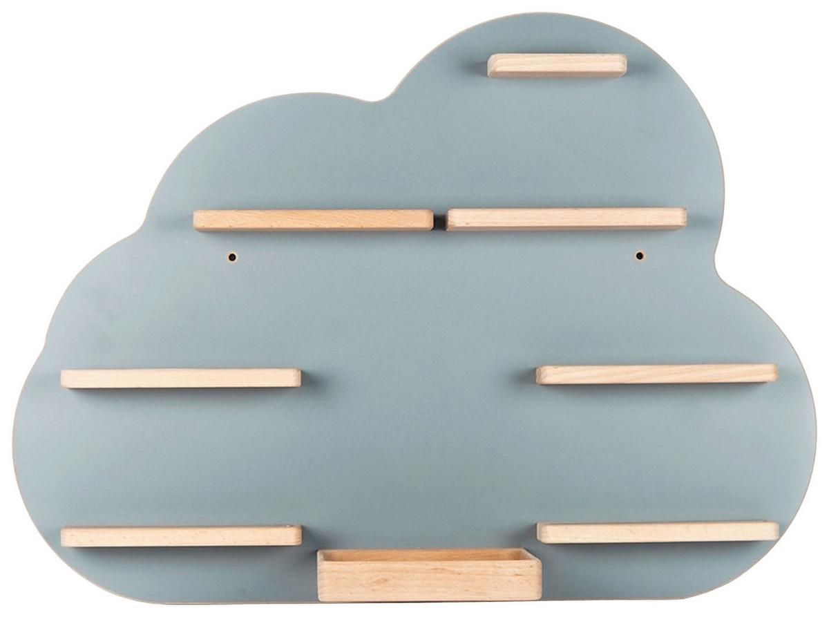 Otroška Polica Boarti, Siva - siva, Moderno, leseni material (55/40/19cm) - MID.YOU