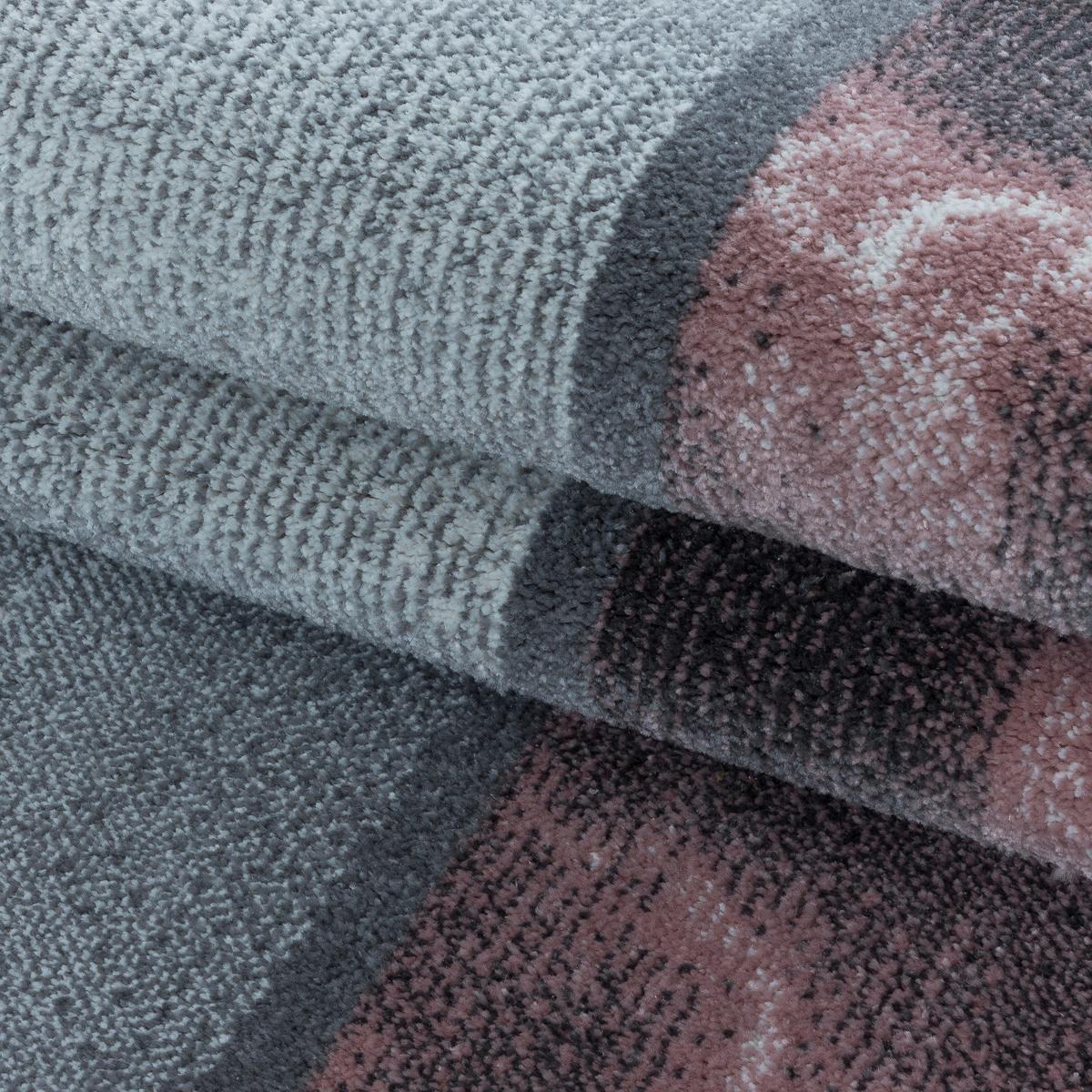 Webteppich Ottawa Rosa ca. 140x200cm - Rosa, Design, Textil (140/200cm) - Novel