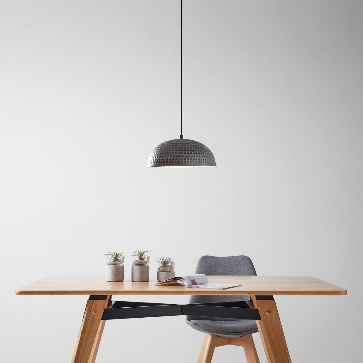 LAMPA WISZĄCA ALWINA - kolor srebrny/czarny, Modern, metal (30/119cm) - Modern Living