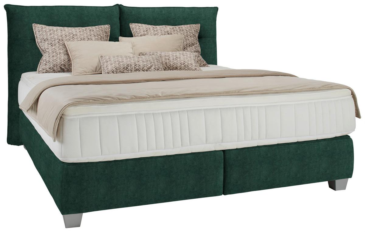 PAT BOXSRPING FOG - verde, Lifestyle, lemn/textil (180/200cm) - Premium Living