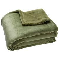 Mehka Odeja Fake Sheep - zelena, Moderno, tekstil (150/200cm) - Modern Living