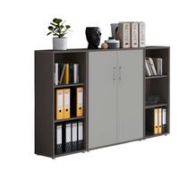 AKTENSCHRANK OFFICE EDITION - SW SET 2 - Anthrazit/Hellgrau, MODERN, Holzwerkstoff (172,6/113,6/33cm) - MID.YOU