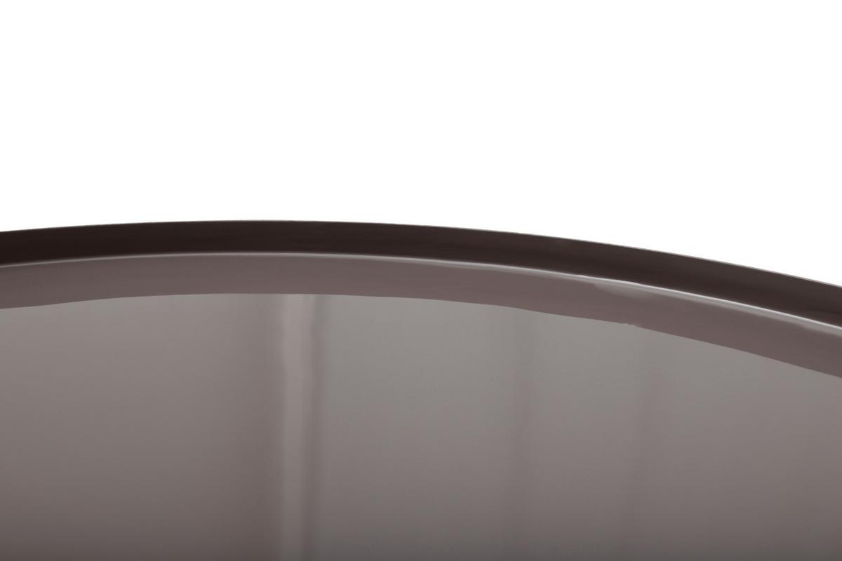 BEISTELLTISCH ART DECO 525 - Silberfarben/Grau, Design, Metall (51/40,5cm) - Kayoom