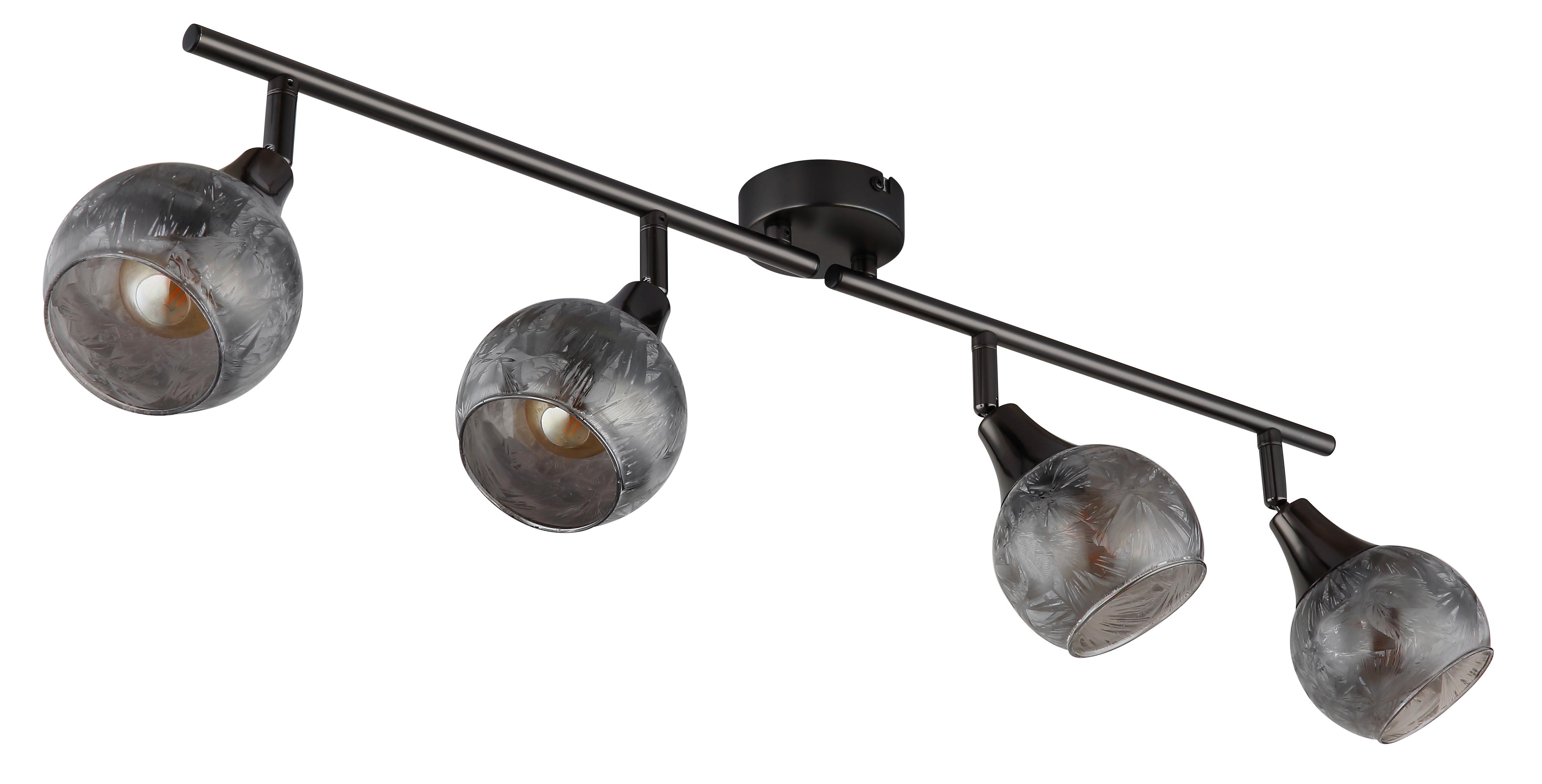 Reflektor Frosta - siva/crni krom, Basics, staklo/metal (70/98/19cm) - Globo