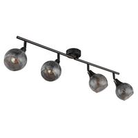 Reflektor Frosta - siva/crni krom, Basics, staklo/metal (70/98/19cm) - Globo