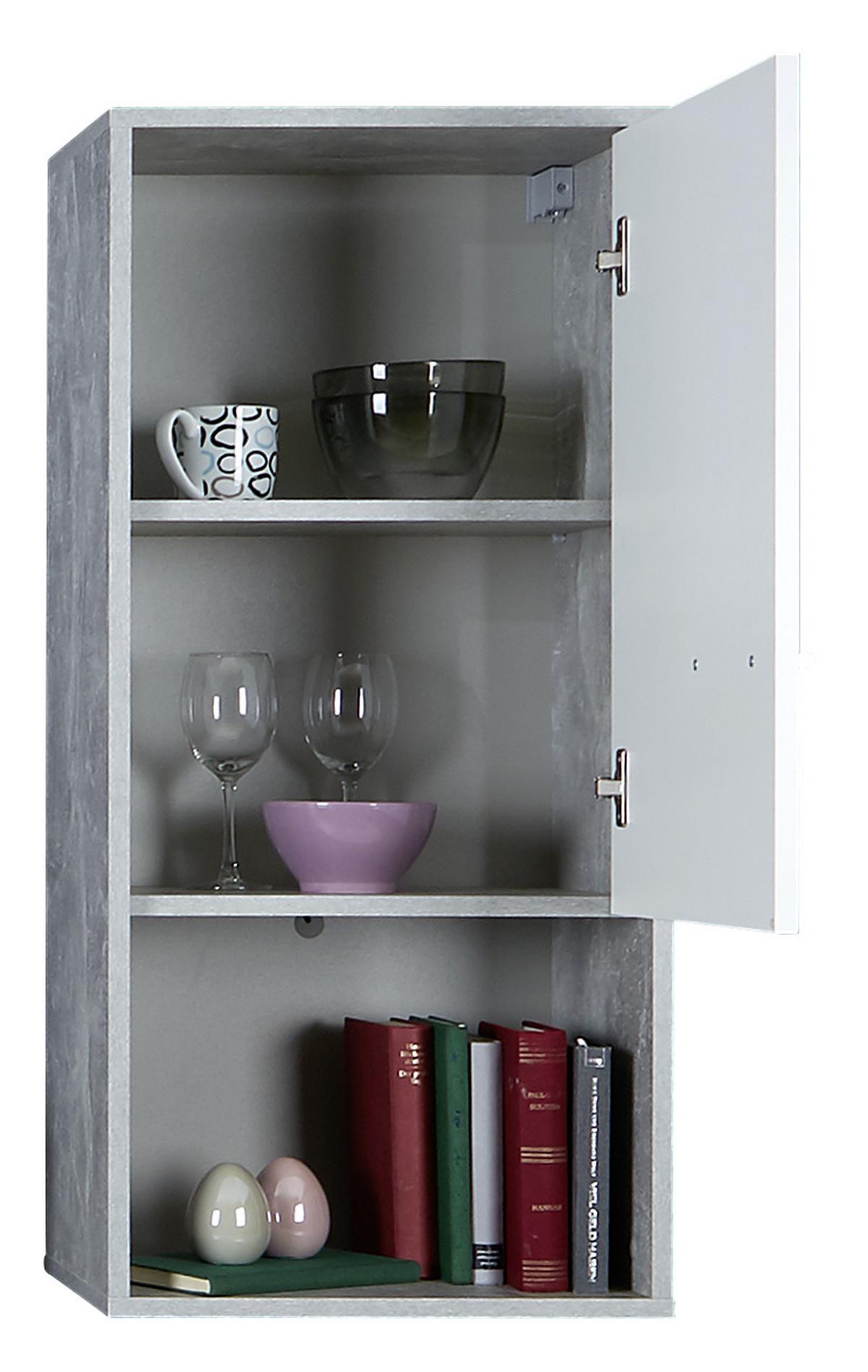 Regal Za Dnevni Boravak Aran - bijela/boje kroma, Moderno, drvni materijal/plastika (221/183,5/40cm) - Best Price