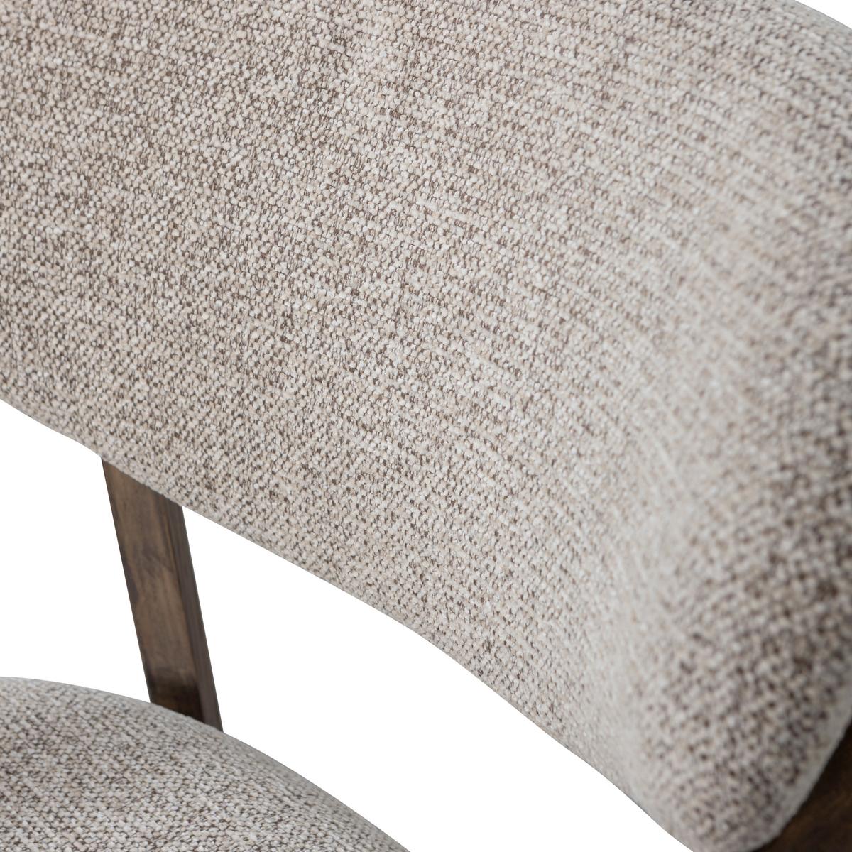 Sessel Udar Braun - Braun, Design, Holz/Textil (68/76/75cm) - Livetastic