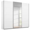 Schwebetürenschrank Kulmbach Weiß ca. 203x229x62cm - Alufarben/Weiß, KONVENTIONELL, Holzwerkstoff/Metall (203/229/62cm) - Mömax