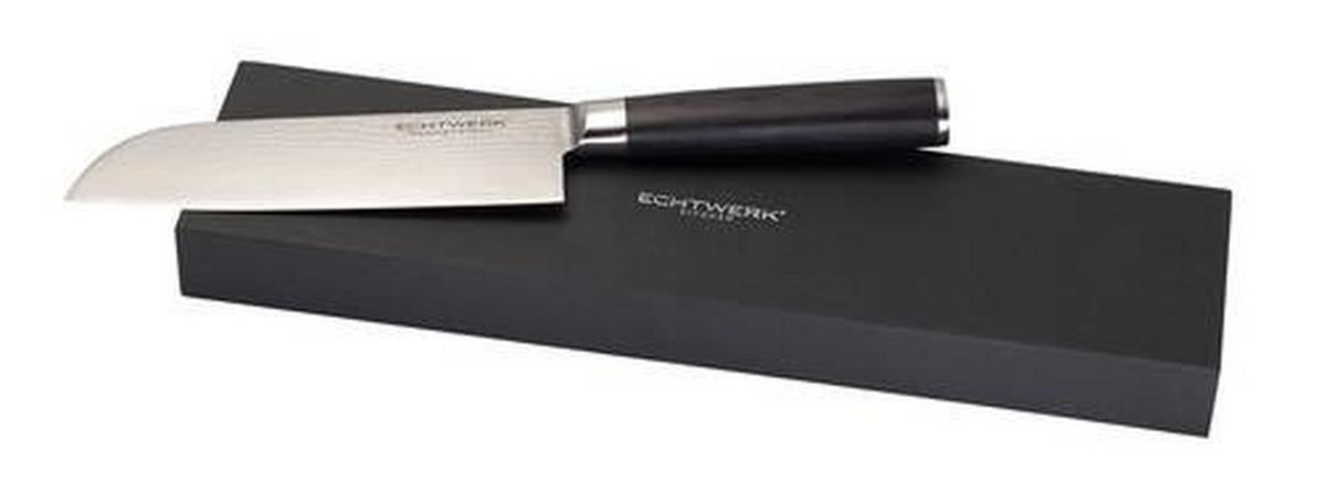 Nož Santoku Damaszener - barve nerjavečega jekla, Moderno, kovina (30,5cm) - Echtwerk
